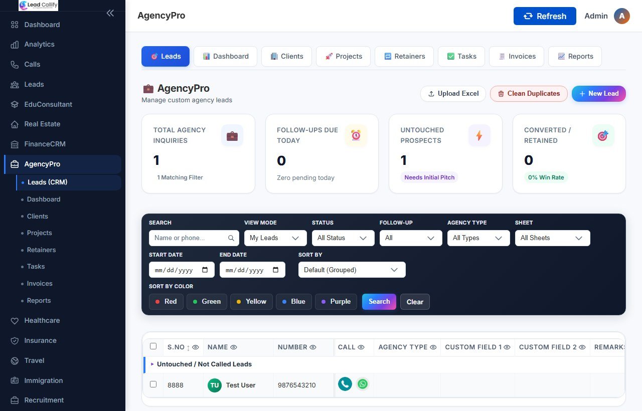 AgencyPro Digital Marketing CRM